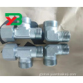 Hydraulic Hose Connectors Fittings Hydraulic tee connecting pipe fittings Supplier